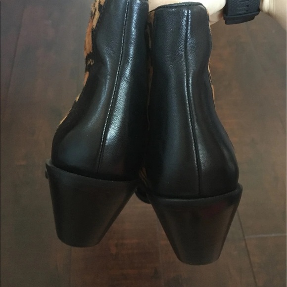 NWOT Free People Kaydence Leopard Boots - Picture 5 of 16